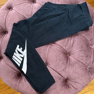 NIKE - WOMENS - COTTON LEGGINGS -W/ BEIGE/OFF-WHITE LOGO (full set in closet)